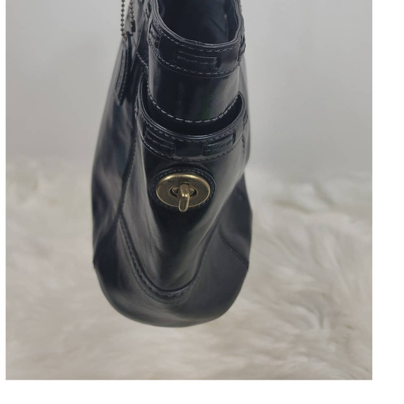 COACH Black Patent Leather Tote  F0773-11500 - Picture 5 of 8